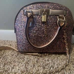 Cute glitter Aldo cross body purse